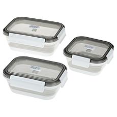 Wolfgang Puck 6-piece Collapsible Food Storage Set with Vented Lids