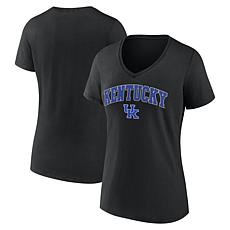 Women's Fanatics Black Kentucky Wildcats Evergreen Campus V-Neck T-...