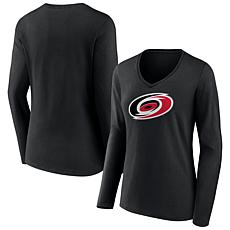 Women's Fanatics Branded Black Carolina Hurricanes Primary Team Log...