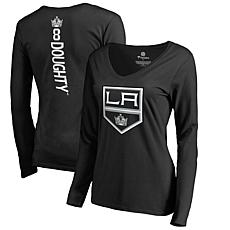 Women's Fanatics Drew Doughty Black Los Angeles Kings Backer Name &...