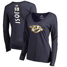 Women's Fanatics Roman Josi Navy Nashville Predators Backer Name & ...