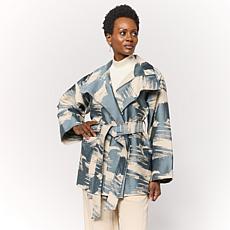 WynneCollection Brushstroke Jacquard Kabuki Jacket