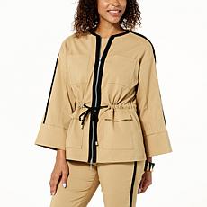 WynneLayers Flatter Fit Jacket with Piping Details