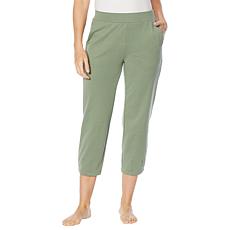 WynneLayers French Terry Pull-On Lantern Crop Pant
