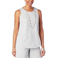 WynneLayers Solid Shirttail Hem Tank