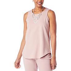 WynneLayers Solid Shirttail Hem Tank