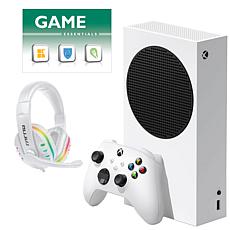 Xbox Series S Console with Headphones & Essentials Vouchers