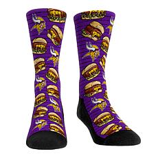 Youth Rock Em Socks Minnesota Vikings Localized Food Crew Socks