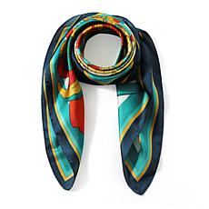 Youzey The Capri Satin Faux Silk Scarf