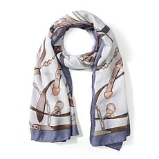 Youzey The Esme Scarf with Chains Design
