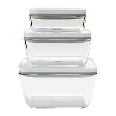 Zwilling Fresh and Save Rectangular Glass Vacuum Box 3-Piece Set