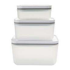 Zwilling Fresh and Save Rectangular Plastic Vacuum Box 3-Piece Set