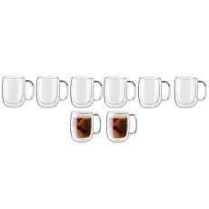 Zwilling Sorrento Plus Double Wall 8-Piece Coffee Mug Set