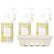 Beekman 1802 Goat Milk Almond Honey Cookie 3pc Ceramic Caddy Set AS