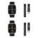 Letsfit E27 2" Bluetooth Smart Watch 2-pack with Additional Bands