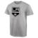 Men's Ash Los Angeles Kings Team Primary Logo T-Shirt