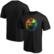 Men's Fanatics Black Edmonton Oilers Team Pride Logo T-Shirt