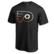 Men's Fanatics Black Philadelphia Flyers Gradient Logo T-Shirt