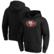 Men's Fanatics Black San Francisco 49ers Primary Logo Fitted Pullov...