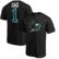 Men's Fanatics Black San Jose Sharks #1 Dad T-Shirt