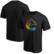Men's Fanatics Black Vancouver Canucks Team Pride Logo T-Shirt