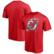 Men's Fanatics Branded Red New Jersey Devils Snow Logo T-Shirt