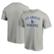 Men's Fanatics Heather Gray Los Angeles Dodgers Heart & Soul T-Shirt