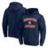 Men's Fanatics Navy Houston Astros Heart & Soul Fitted Pullover Hoodie