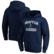 Men's Fanatics Navy Seattle Mariners Heart & Soul Fitted Pullover H...