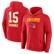 Men's Fanatics Patrick Mahomes Red Kansas City Chiefs Team Wordmark...