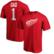 Men's Fanatics Red Detroit Red Wings #1 Dad T-Shirt