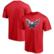 Men's Fanatics Red Washington Capitals Snow Logo T-Shirt
