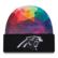 Men's New Era  Black Carolina Panthers 2023 NFL Crucial Catch Cuffe...