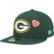 Men's New Era Green Green Bay Packers Chain Stitch Heart 59FIFTY Fi...