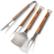Officially Licensed MLB 3pc Classic Series BBQ Set - Boston Red Sox