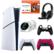 PS5 Slim Digital Console w/Red DuelSense Controller Bundle