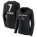 Women's Fanatics Bijan Robinson Black Atlanta Falcons Team Wordmark...