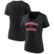 Women's Fanatics Black Cincinnati Reds Heart and Soul V-Neck T-Shirt