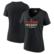 Women's Fanatics  Black Philadelphia Flyers Authentic Pro V-Neck T-...