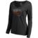 Women's Fanatics Black Philadelphia Flyers Graceful Long Sleeve V-N...