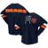 Women's Fanatics Navy Chicago Bears Spirit Jersey Lace-Up V-Neck Lo...
