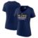 Women's Fanatics  Navy St. Louis Blues Authentic Pro V-Neck T-Shirt