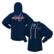 Women's Fanatics Navy Washington Capitals Jersey Lace-Up V-Neck Lon...