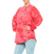 Women's Fanatics Red Detroit Red Wings Crystal-Dye Long Sleeve T-Shirt