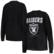 Women's G-III 4Her by Carl Banks Black Las Vegas Raiders Comfy Cord...