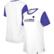 Women's New Era  White/Purple Baltimore Ravens Third Down Colorbloc...