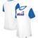 Women's New Era  White/Royal Buffalo Bills Third Down Colorblock T-...