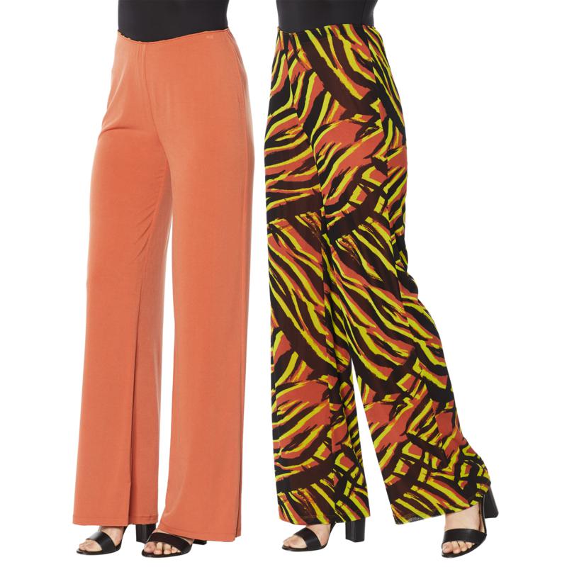 qvc iman palazzo pants