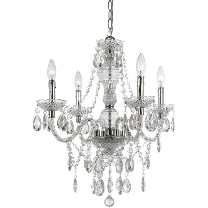 Naples Four Light Mini Chandelier   10070100