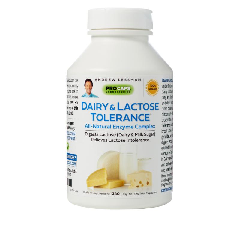 Andrew Lessman Dairy & Lactose Tolerance   240 Capsules